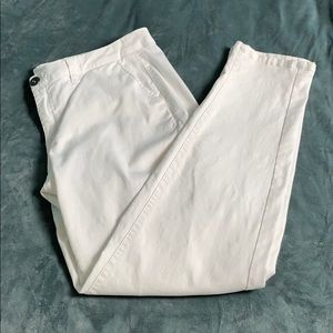 Lane Bryant White Skinny Jeans 14